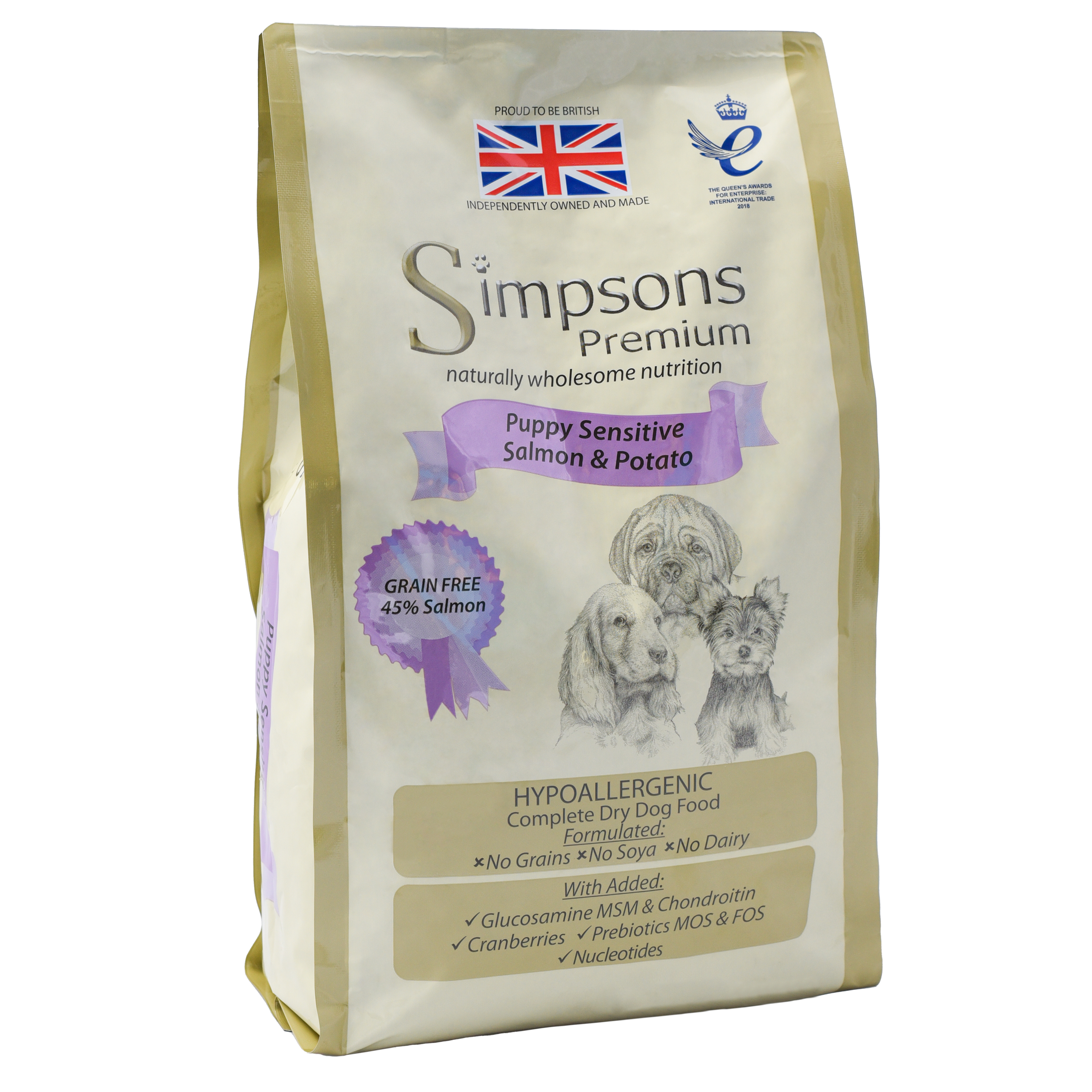 simpsons dog food salmon and potato