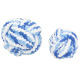 KONG Rope Ball Puppy Blue - sznurowa, miękka piłka dla szczeniaka, niebieska
