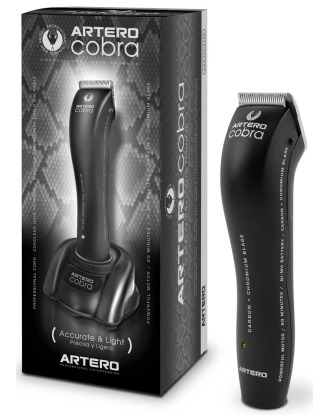 Artero Cobra profesjonalna, nowoczesna, cicha i lekka maszynka wykończeniowa z ostrzem 0,4mm