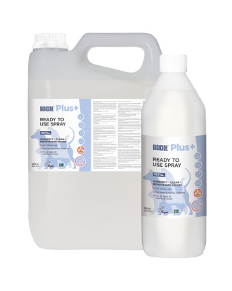 Disicide Plus+ Ready To Use Spray Refill - preparat do czyszczenia i dezynfekcji powierzchni, eliminujący nieprzyjemne zapachy