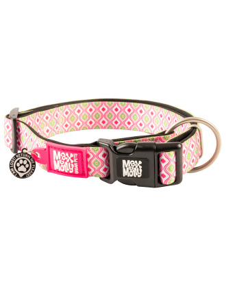 Max&Molly GOTCHA! Smart ID Retro Pink Collar - obroża z zawieszką smart Tag dla psa