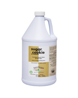 Show Season Sugar Cookie Shampo 3,8l - uniwersalny szampon do kaĹźdego typu szaty o zapachu sĹ‚odkich ciasteczek, koncentrat 1:16