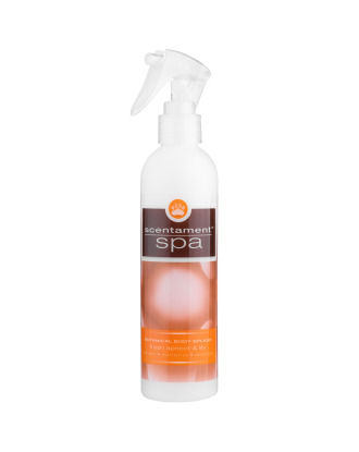 Best Shot Scentament Spa Apricot & Lily Body Splash Spray 236ml - antystatyczna odżywka zapachowa ułatwiająca rozczesywanie sierści, przyjemny owocowo-kwiatowy zapach