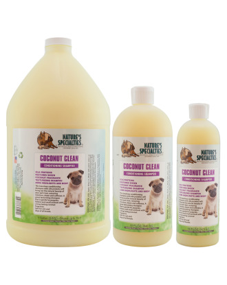 Nature's Specialties Coconut Clean Shampoo - szampon z jedwabiem dla psa i kota, koncentrat 1:16