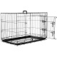 Flamingo Mezo Black - metalowa klatka dla psa, L: 56x92x64cm