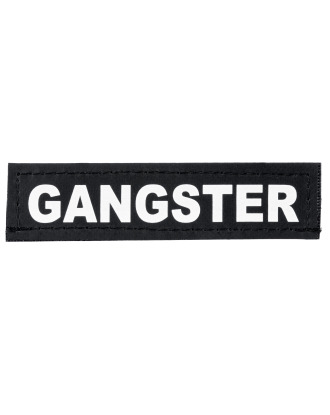 Record Gangster Patch XS - naszywka do szelek Julius K9, 2x8cm