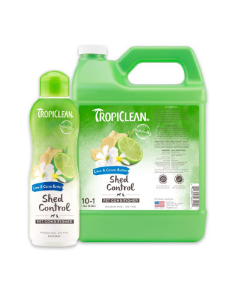 Tropiclean Shed Control Lime & Cocoa Butter Pet Conditioner - odżywka dla psa i kota, ograniczająca linienie