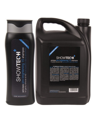 Show Tech+ Pro Brightening 15 - skoncentrowany szampon do usuwania plam i przebarwień z sierści