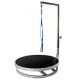 Vivog Rotating  Grooming Table Platform 70cm - for Small Animal Care, Black Table Top