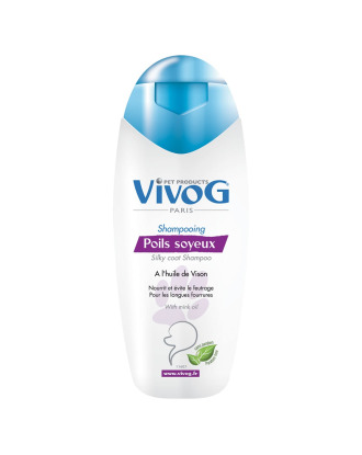Vivog Poils Soyeux - szampon dla psa, z olejem norkowym i witaminą F