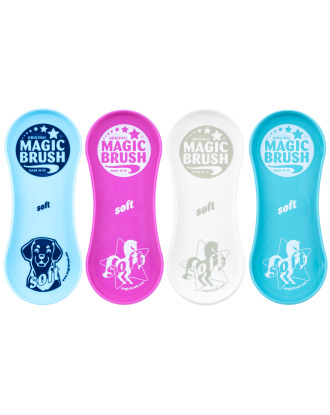 Magic Brush Soft - miękka szczotka do czyszczenia psów i koni, mix kolorów do wyboru
