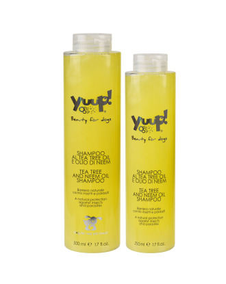 Yuup! Home Tea Tree and Neem Oil Shampoo - szampon chroniący przed kleszczami i pchłami