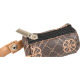 Flamingo Vito Poop Bag Holder Brown - szykowne etui na woreczki + rolka woreczków