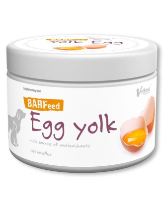 Vetfood BARFeed Egg Yolk 140g - żółtko jaj kurzych w proszku, dla psa i kota