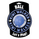 Kiwi Walker Let's Play Ball Blue - piłka dla psa, niebieska