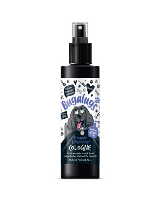Bugalugs Aloe & Kiwi Cologne - perfumowany spray odświeżający dla psa, o owocowym zapachu