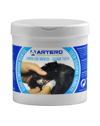 Artero Teeth Cleaning Wipes 50szt. - chusteczki, czyściki do czyszczenia zębów dla psa i kota