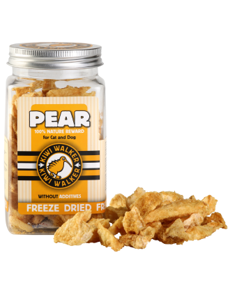 Kiwi Walker Snacks Pear 40g - 100% naturalny przysmak dla psa, liofilizowana gruszka