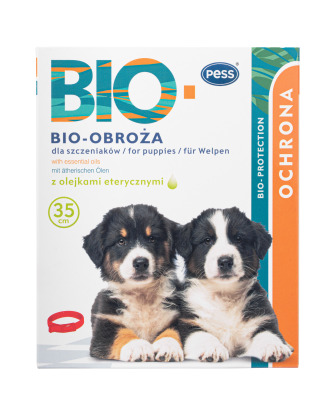 Pess Bio-Obroża Puppy 35cm - pielęgnacyjna obroża dla szczeniąt, z naturalnymi olejkami eterycznymi