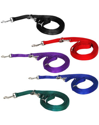 Hamilton Double Thick Euro Leash 16mm - nylonowa smycz przepinana, 6w1, dla małych psów