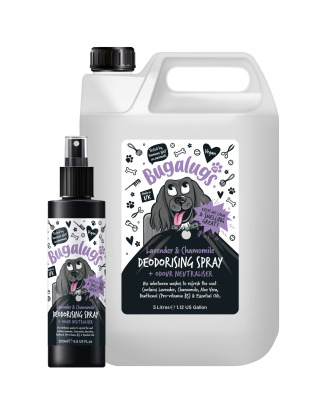 Bugalugs Lavender&Chamomile Deodorising Spray - preparat odświeżający szatę i łagodzący podrażnienia skóry