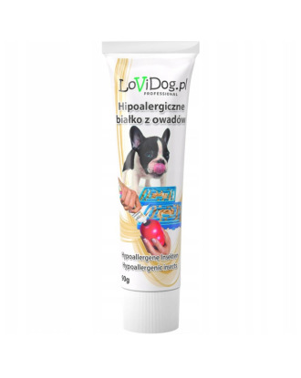 Lovi Dog Premium Snack Pate With Insect Proteins 90g - pasztet dla psa w tubce, z wątróbką, białkiem owadów i witaminami