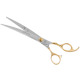 Special One Golden Elitte Curved Scissors 8,5" - solidne nożyczki groomerskie gięte, z długimi ostrzami i złoconą rękojeścią