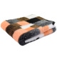 Blovi DryBed VetBed A+ - Non-Slip Pet Bed, Orange Checkered (Patchwork)