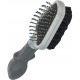 FURminator Dual Grooming Brush - dwustronna szczotka dla psa i kota, włosie + metalowe piny z kulką