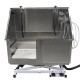 Blovi Professional Stainless Steel Electric Dog Bath with Left Sided Front Door 