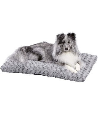 MidWest QT Deluxe Ombre Swirl Pet Bed Gray - mięciutkie, pluszowe legowisko dla zwierząt, szare