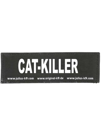 Julius K9 Cat Killer Patch 2szt. - naszywki na szelki Julius, na rzepy
