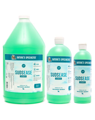 Nature's Specialties Sudsease Shampoo - eukaliptusowy szampon rozluźniający mięśnie psa i kota, koncentrat 1:8