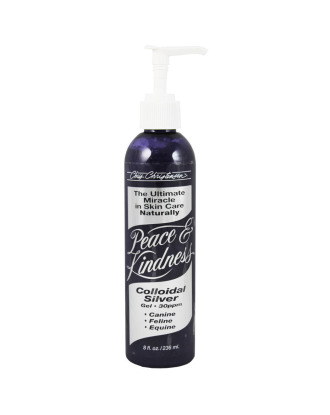 Chris Christensen Peace & Kindness Gel 236ml - srebro koloidalne w żelu dla psów, kotów i koni, z kojącym aloesem
