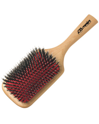 Comair Wooden Paddle Brush 25,5cm - duża szczotka do włosów normalnych i grubszych, z włosiem naturalnym i nylonem