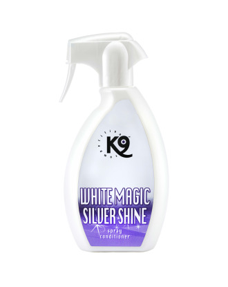 K9 Horse White Magic Silver Shine Spray -  wielozadaniowa odżywka dla koni, do białej i srebrnej sierści