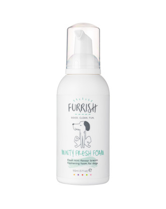 Furrish Minty Fresh Foam 150ml - miętowy preparat do czyszczenia zębów i dziąseł dla psa, odświeża oddech