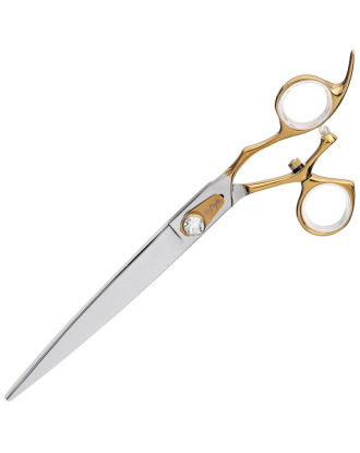 Groom Professional Mi-Style Hitachi Steel Scissor 7" - profesjonalne, ostre nożyczki proste z obrotowym kciukiem, stal japońska