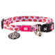 Max&Molly GOTCHA! Smart ID Cat Collar Strawberry Dream - kolorowa obroża dla kota z zawieszką smart Tag