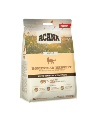 Acana Homestead Harvest Cat - karma dla dorosłych kotów, zdrowy układ odpornościowy