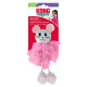 KONG Flingaroo Tutu - zabawka dla kota z grzechotkami, wielomateriałowa myszka baletnica