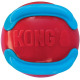 KONG Jaxx Brights Ball Red - wytrzymała piłka dla psa z piszczałką, sprężysta