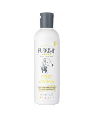 Furrish Oat-So Soothing Shampoo 300ml - hipoalergiczny szampon oczyszczający dla psów i szczeniąt o wrażliwej skórze
