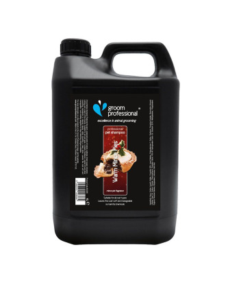 Groom Professional Warm Mince Pies Shampoo 4L - szampon dla psa o świątecznym zapachu rodzynek, cynamonu i nutki brandy, koncentrat 1:12