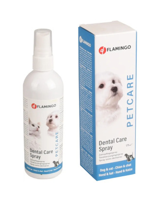 Flamingo Dental Care Spray 175ml - preparat do higieny jamy ustnej dla psa i kota, w sprayu