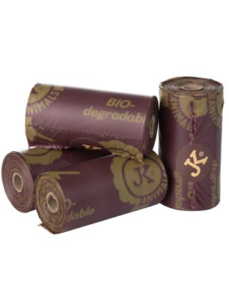 JK Animals BIO-degradable Poop Bags 1rolka (15szt.) - biodegradowalne worki na psie odchody
