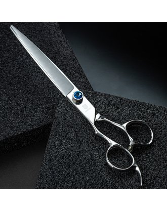 Jargem Lefty Straight Scissors 7,5" - Grooming Shears With Diamond Screw