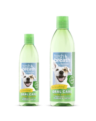 Tropiclean Fresh Breath Water Additive Original - naturalny dodatek do wody dla psa, kota, do higieny jamy ustnej