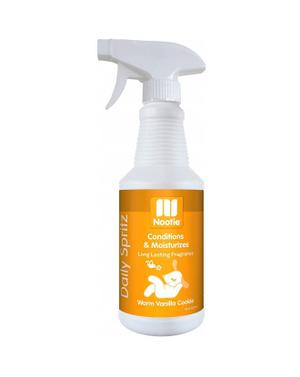 Nootie Warm Vanilla Cookie Daily Spritz Pet Conditioning Spray 472ml - preparat odżywiający i odświeżający szatę zwierząt o zapachu słodkich ciasteczek waniliowych