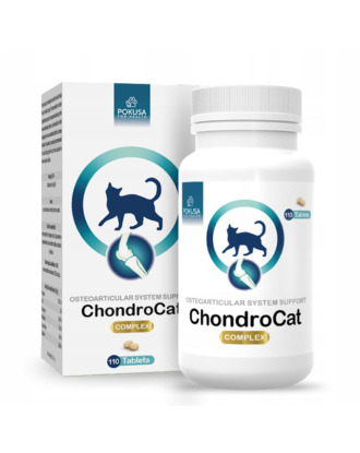 Pokusa ChondroCat 110tbl - preparat wspomagający pracę układu kostno-stawowego u kota